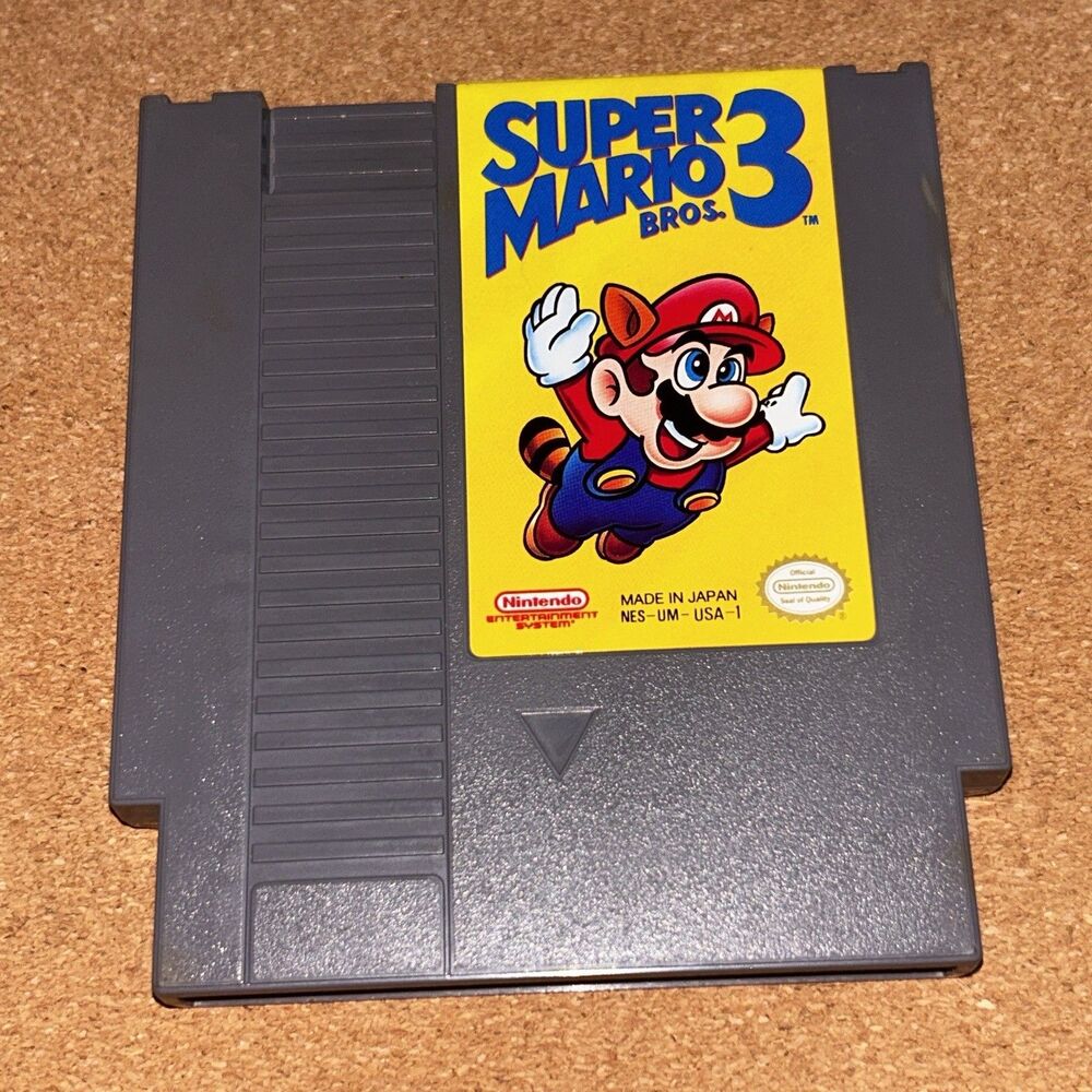 NES Super Mario 3 Game-Cartridge only Tested